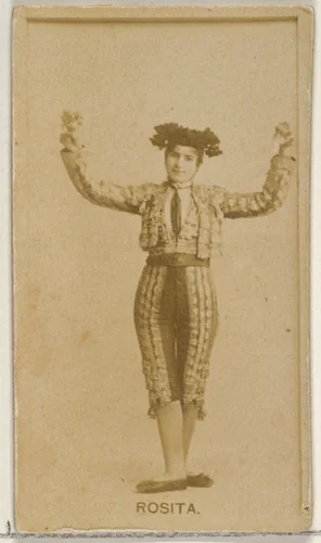 Rosita, from the Actors and Actresses series (N45, Type 8) for Virginia Brights Cigarettes by Allen & Ginter, photograph, 1885-1891