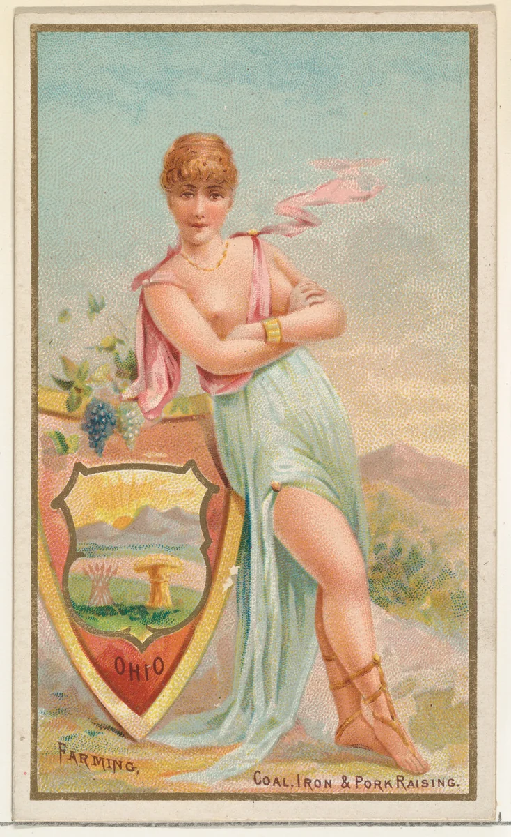 Ohio, from the Industries of States series (N117) issued by Duke Sons & Co. to promote Honest Long Cut Tobacco by W. Duke, Sons & Co., print, 1889