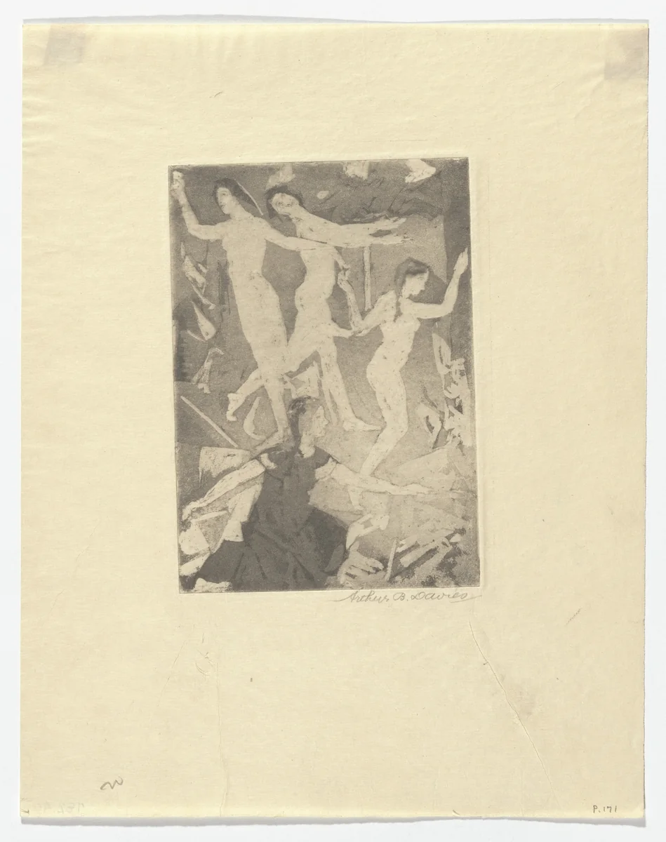 Allegro by Arthur B. Davies, print, 1919