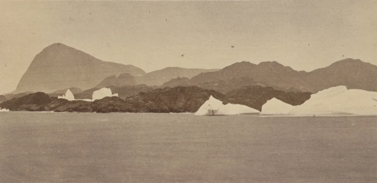 "Cape Desolation" by George P. Critcherson, John L. Dunmore, William Bradford, photograph, 1869
