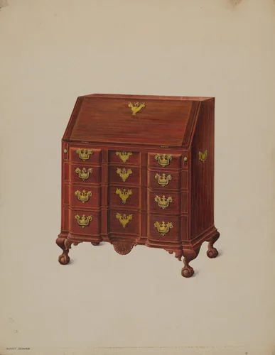 Child's Desk by Harry Eisman, index of american design, 1937