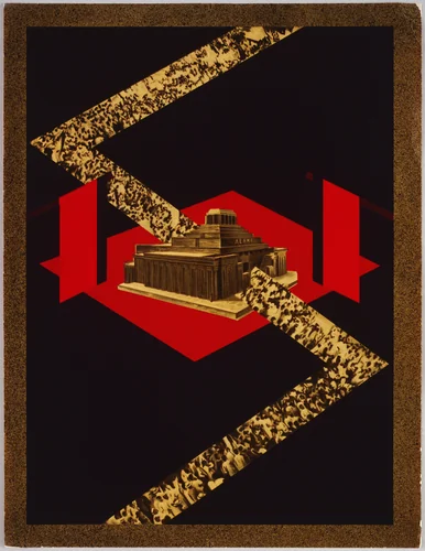 "Memories of a Dead Ruler" by Gustav Klutsis, design, 1928