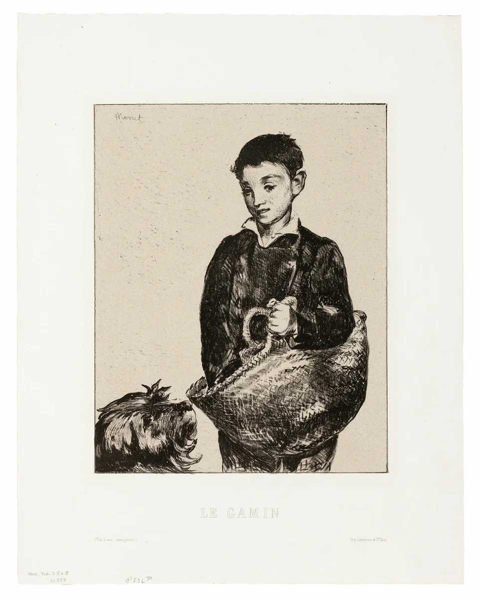 The Urchin by Édouard Manet, print, 1868-1874
