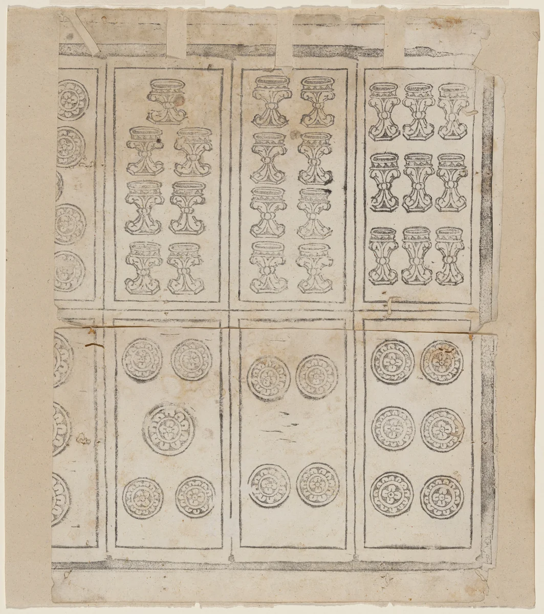 Playing Cards by Italian 15th Century, print, 1470