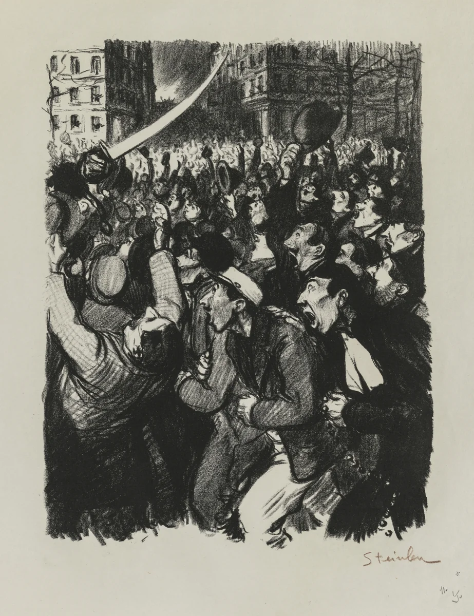 Les Moutons de Boisdeffre by Théophile Alexandre Steinlen, print, 1898