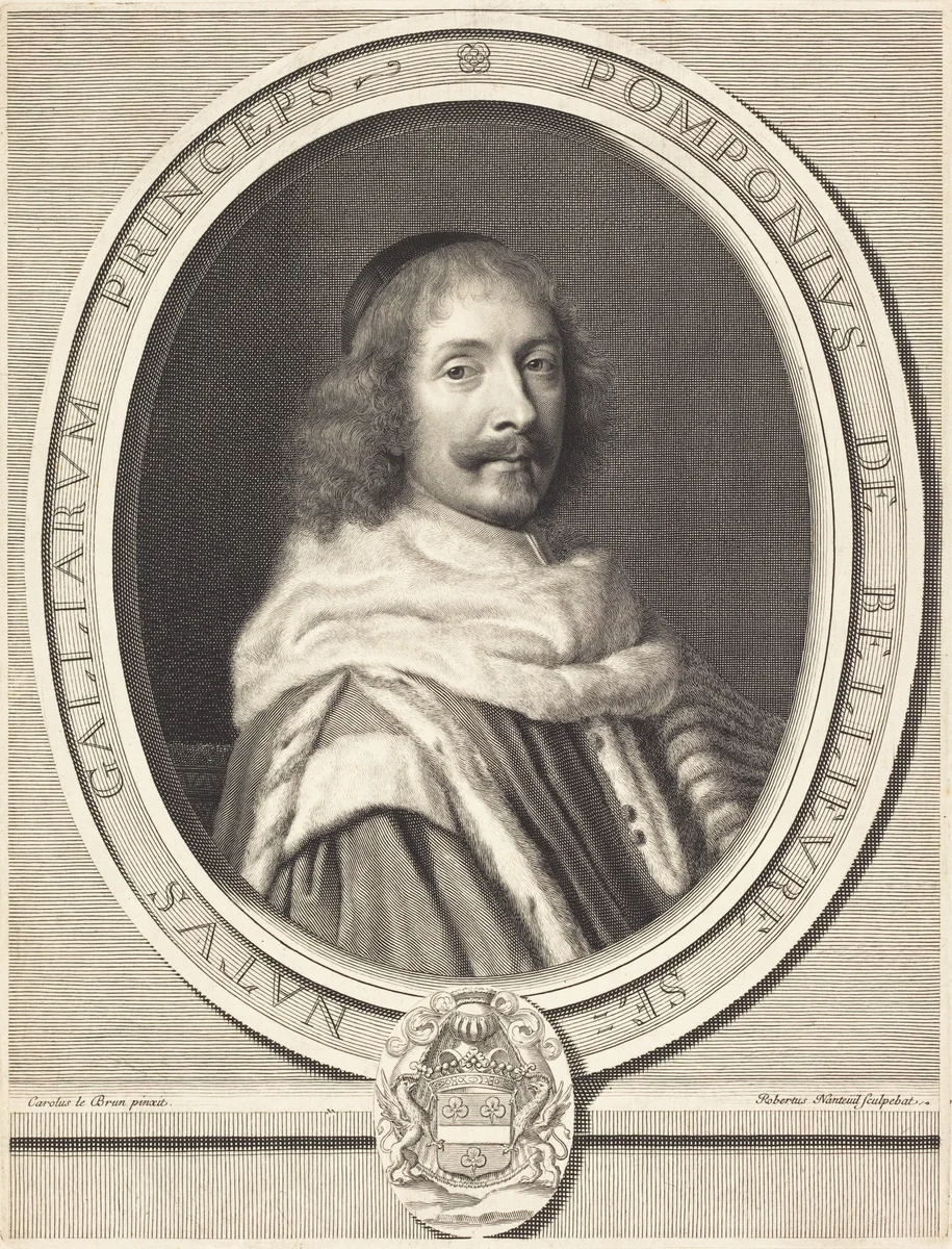 Pompone de Bellievre by Robert Nanteuil
Charles Le Brun, print, 1623-1678