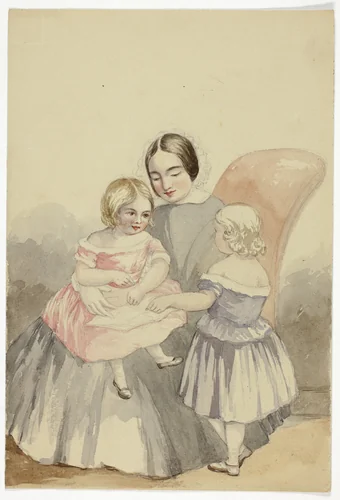 Hugh and Florence, Ashford by Elizabeth Murray, painting, 1848