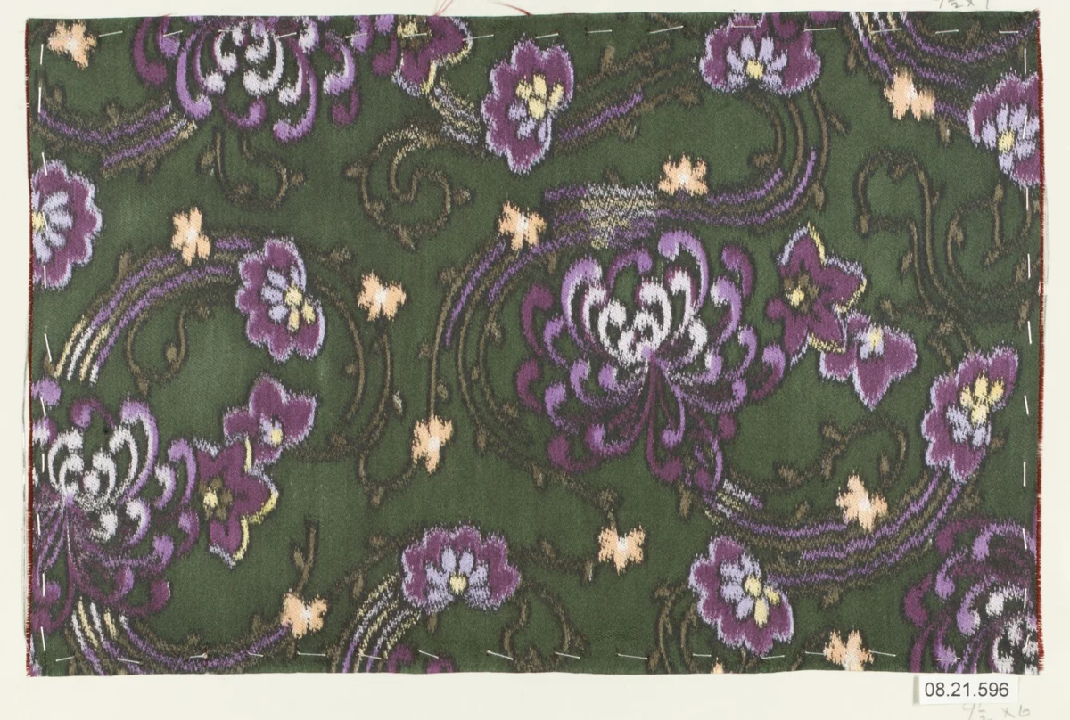 Textile sample by Unknown Designer, textile, 1900