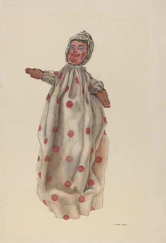 Child of Punch and Judy by Dorothy Harris, index of american design, 1935-1942