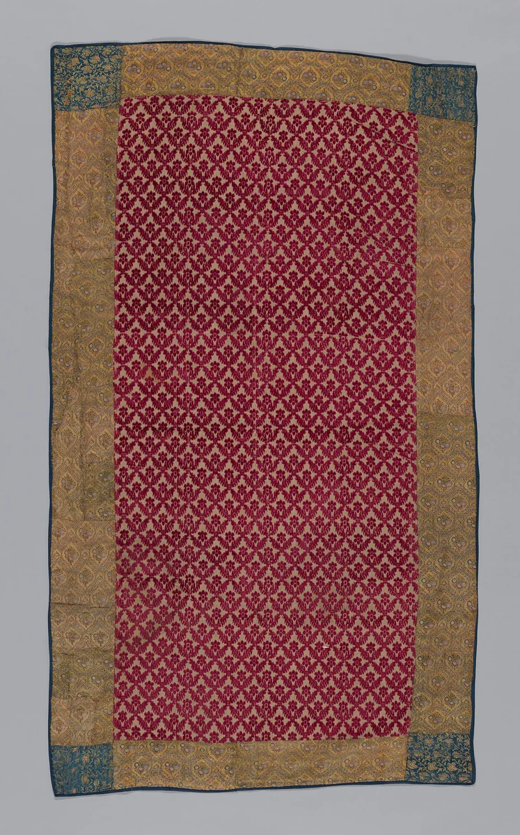 Panel (Furnishing Fabric) by Iran, textile, 1867-1899
