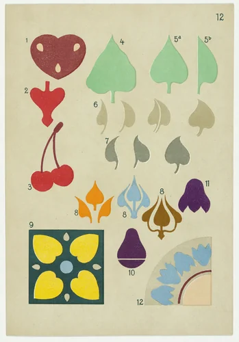 Gift 13: Paper Cutting (Kindergarten material based on the educational theories of Friedrich Froebel) by Hans Kappler, design, 1920