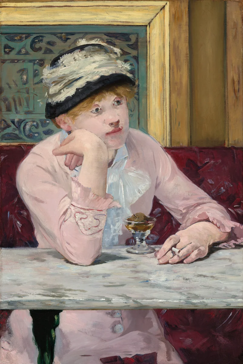 Plum Brandy by Edouard Manet, painting, 1877