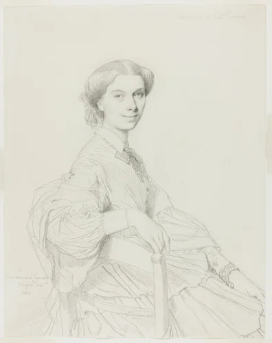 Madame Charles Gounod by Jean-Auguste-Dominique Ingres, drawing, 1859