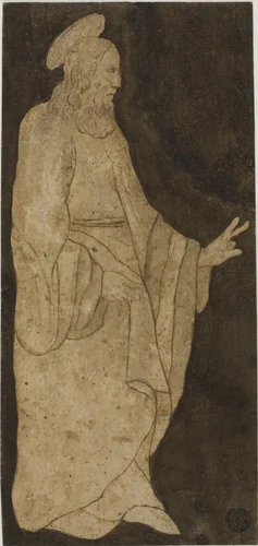Christ Blessing by Orazio de' Ferraro, drawing, 1600-1699
