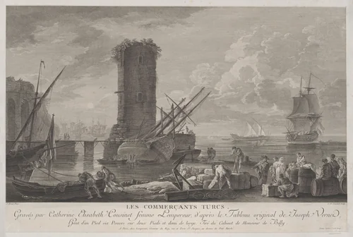 Turkish Traders by Joseph Vernet, print, 1757-1767