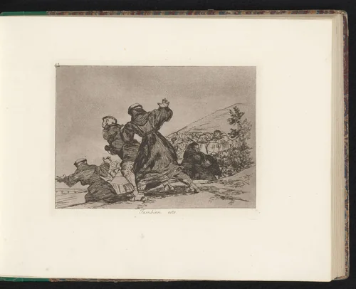 Groep monniken by Francisco de Goya, book, 1810-1820