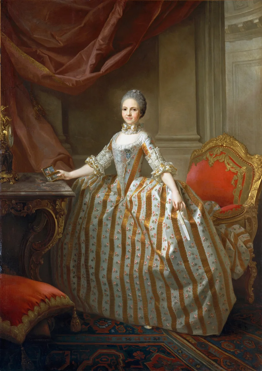 Maria Luisa of Parma (1751–1819), Later Queen of Spain by Laurent Pécheux, painting, 1765