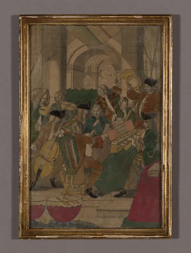 Gravure découpé by France, textile, 1701-1800