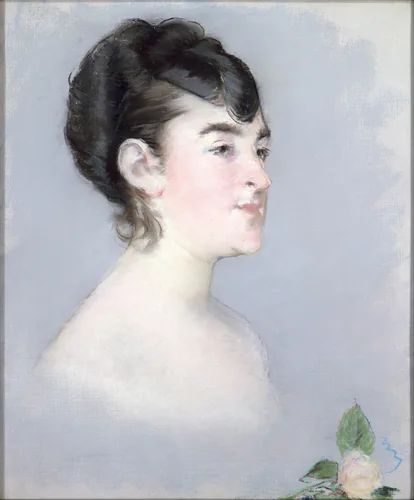 Mademoiselle Isabelle Lemonnier (1857–1926) by Edouard Manet, drawing, 1879-1882