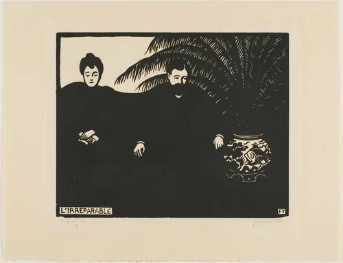 The Irreparable, plate ten from Intimacies by Félix Edouard Vallotton, print, 1898