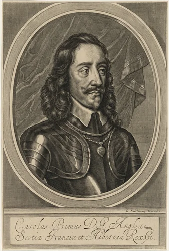 Charles I by William Faithorne, print, 1658