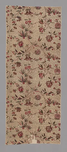 Panel by Jean Baptiste Pillement, textile, 1775-1825