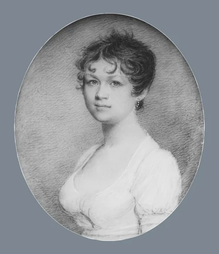 Mrs. Fox by Benjamin Trott, artwork, 1802-1805