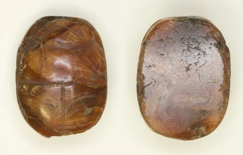 Scarab: Uninscribed by Egyptian, other, -1985--525