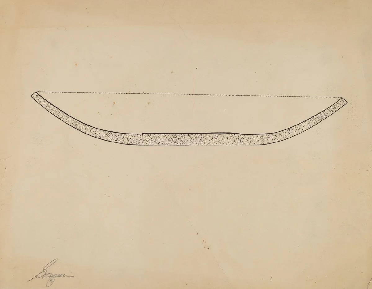 Plate by Giacinto Capelli, index of american design, 1935-1942