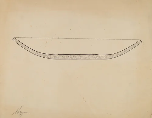 Plate by Giacinto Capelli, index of american design, 1935-1942