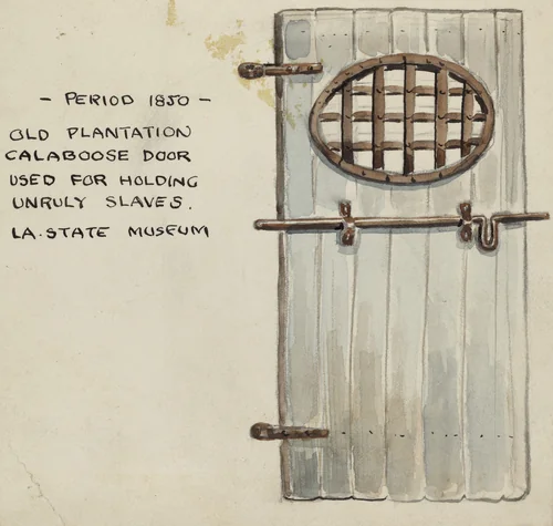 Door by American 20th Century, index of american design, 1935-1942