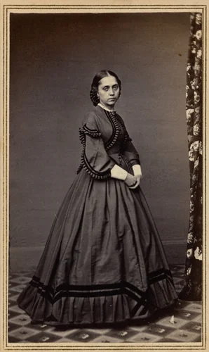 Portrait of a Woman by J. F. Getman, photograph, 1860-1869