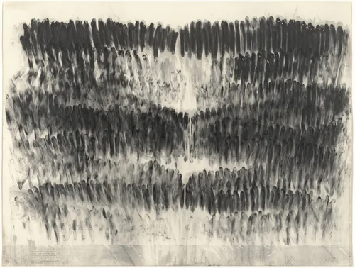 Blind Time I by Robert Morris, drawing, 1973