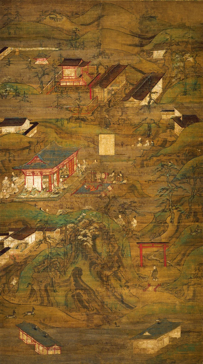 Illustrated Legends of the Tenchi-in (Tenchi-in engi) by Artist Unknown, painting, 1299-1399