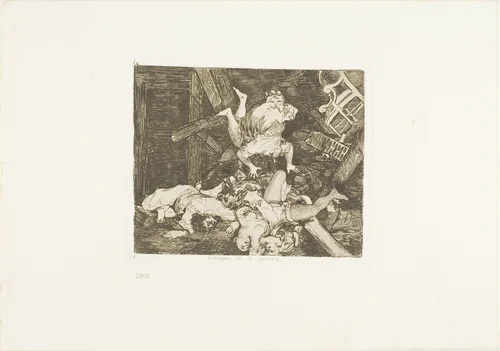 Ravages of war, plate 30 from The Disasters of War by Francisco José de Goya, print, 1810-1811