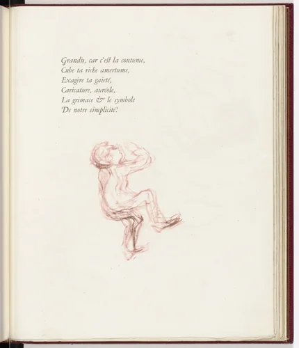 Tailpiece (page 117) from Parallèlement (In Parallel) by Pierre Bonnard, illustrated book, 1900