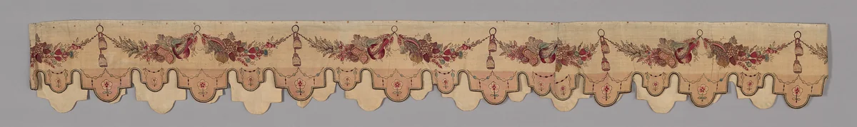 Canopy for Bed Set by France, Nantes, textile, 1701-1800
