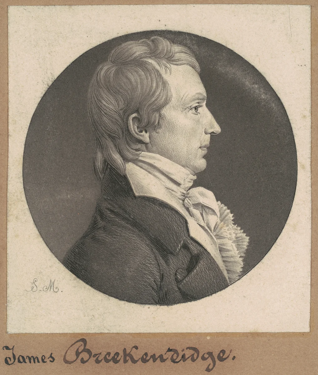 James Breckinridge by Charles B. J. Févret de Saint-Mémin, print, 1808