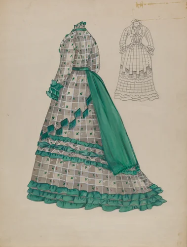 Dress by Margaret Concha, index of american design, 1936