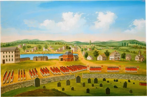 View of Concord by American 19th Century, painting, 1830