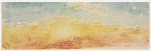 Cloud Study by anonymous, drawing, 1800-1899