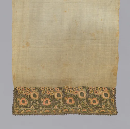Towel or Napkin by Turkey, textile, 1801-1900