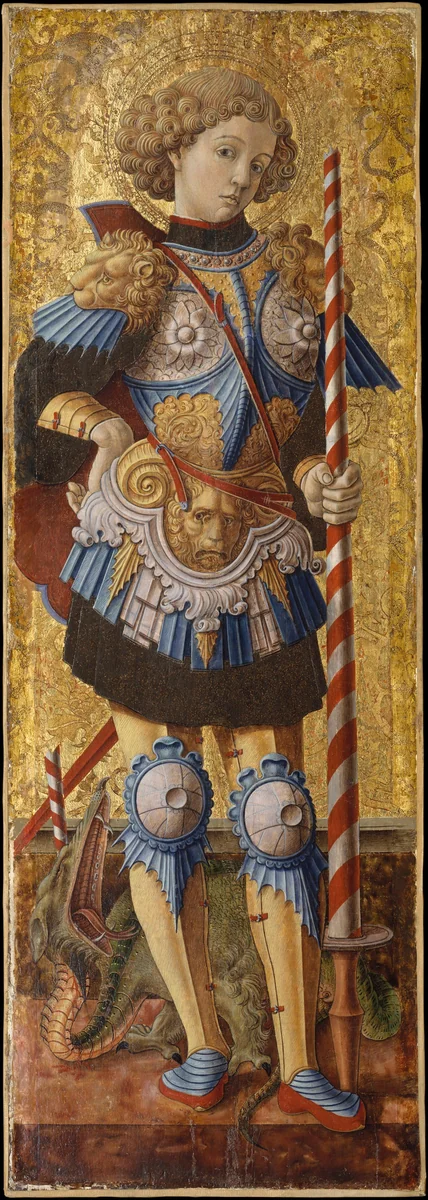 Saint George by Carlo Crivelli, painting, 1472