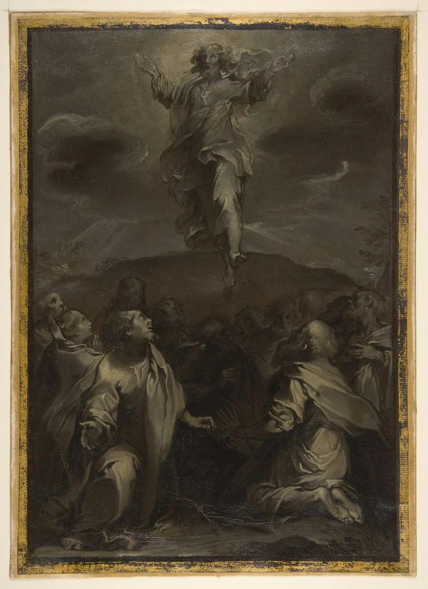 The Ascension of Christ by Ventura Salimbeni, drawing, 1568-1613