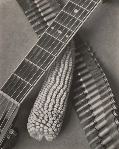 Illustration for a Mexican Song by Tina Modotti, photograph, 1927