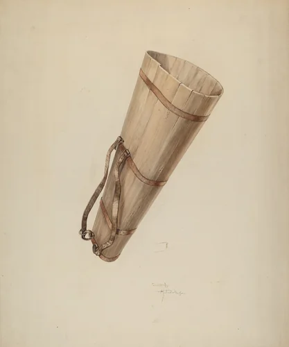 Vinyard Basket by Kurt Melzer, index of american design, 1938