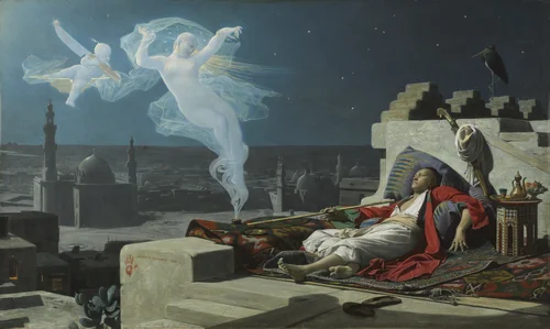 A Eunuch's Dream by Jean Lecomte du Nouÿ, painting, 1874