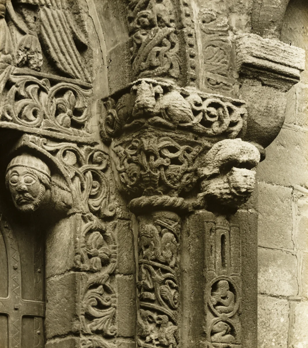 Ely Cathedral: Prior's Doors: Calilals West Side by Frederick Evans, photograph, 1886-1896