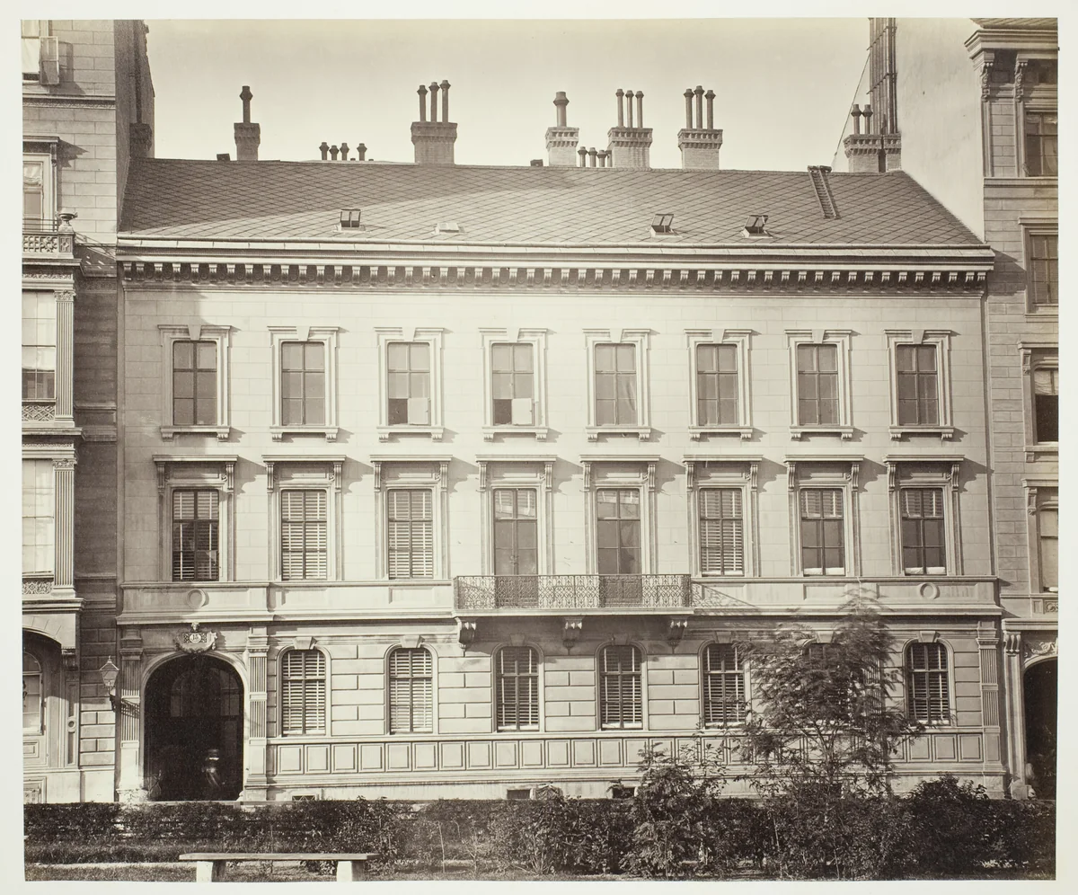 Türkenstraβe No. 15, Wohnhaus des Grafen von Wimpfen by Artist Unknown, photograph, 1860-1869