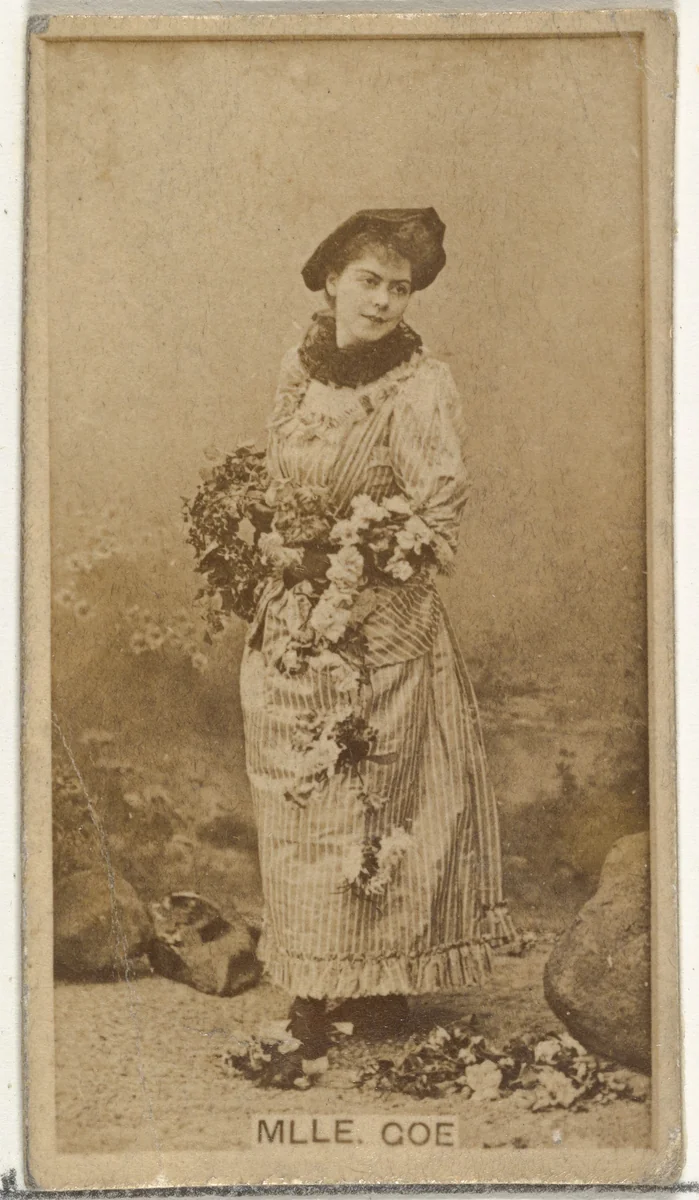 Miss Isabelle Coe, from the Actors and Actresses series (N145-8) issued by Duke Sons & Co. to promote Duke Cigarettes by W. Duke, Sons & Co., photograph, 1890-1895